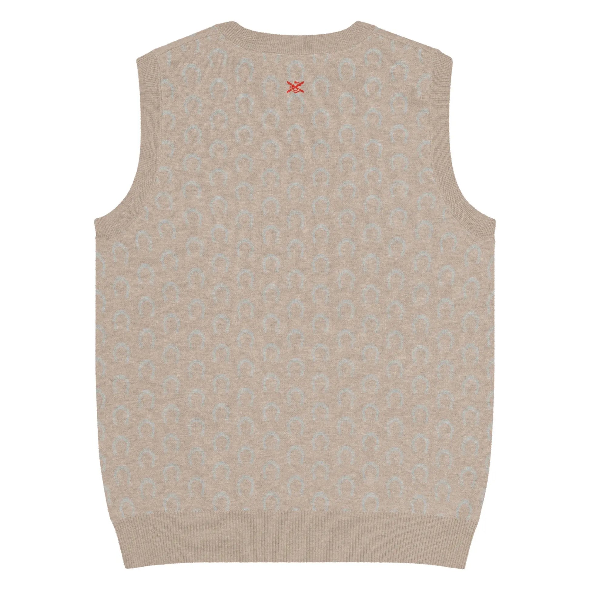 Comprar Chaleco Herraduras Caballista de punto con cuello pico Bandera España La Flamenca de Borgoña Patricia Muñoz VOX