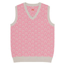 Comprar Chaleco Herraduras Caballista de punto con cuello pico - rosa La Flamenca de Borgoña Bandera España