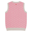 Comprar Chaleco Herraduras Caballista de punto con cuello pico - rosa La Flamenca de Borgoña Bandera España