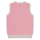 Comprar Chaleco Herraduras Caballista de punto con cuello pico - rosa La Flamenca de Borgoña Bandera España