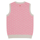 Comprar Chaleco Herraduras Caballista de punto con cuello pico - rosa La Flamenca de Borgoña Bandera España