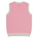 Comprar Chaleco Herraduras Caballista de punto con cuello pico - rosa La Flamenca de Borgoña Bandera España