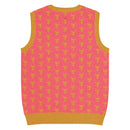 Comprar Chaleco Taurino rosa de punto con cuello pico La Flamenca de Borgoña Bandera España