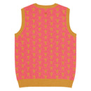 Comprar Chaleco Taurino rosa de punto con cuello pico La Flamenca de Borgoña Bandera España