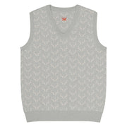 Comprar Chaleco de Cazador venao de punto con cuello pico Bandera España La Flamenca de Borgoña Patricia Muñoz VOX