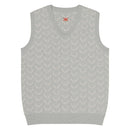 Comprar Chaleco de Cazador venao de punto con cuello pico La Flamenca de Borgoña Bandera España