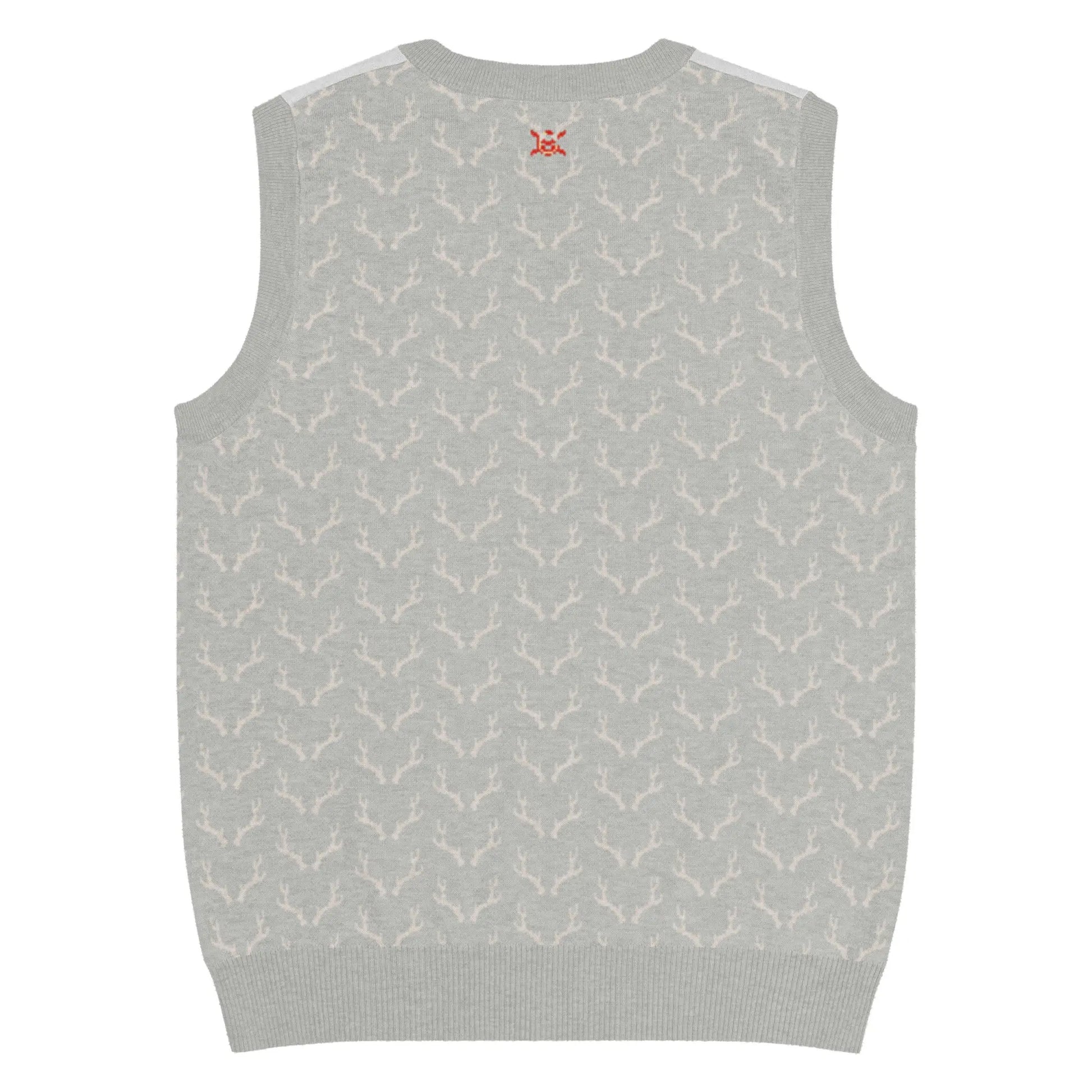 Comprar Chaleco de Cazador venao de punto con cuello pico Bandera España La Flamenca de Borgoña Patricia Muñoz VOX