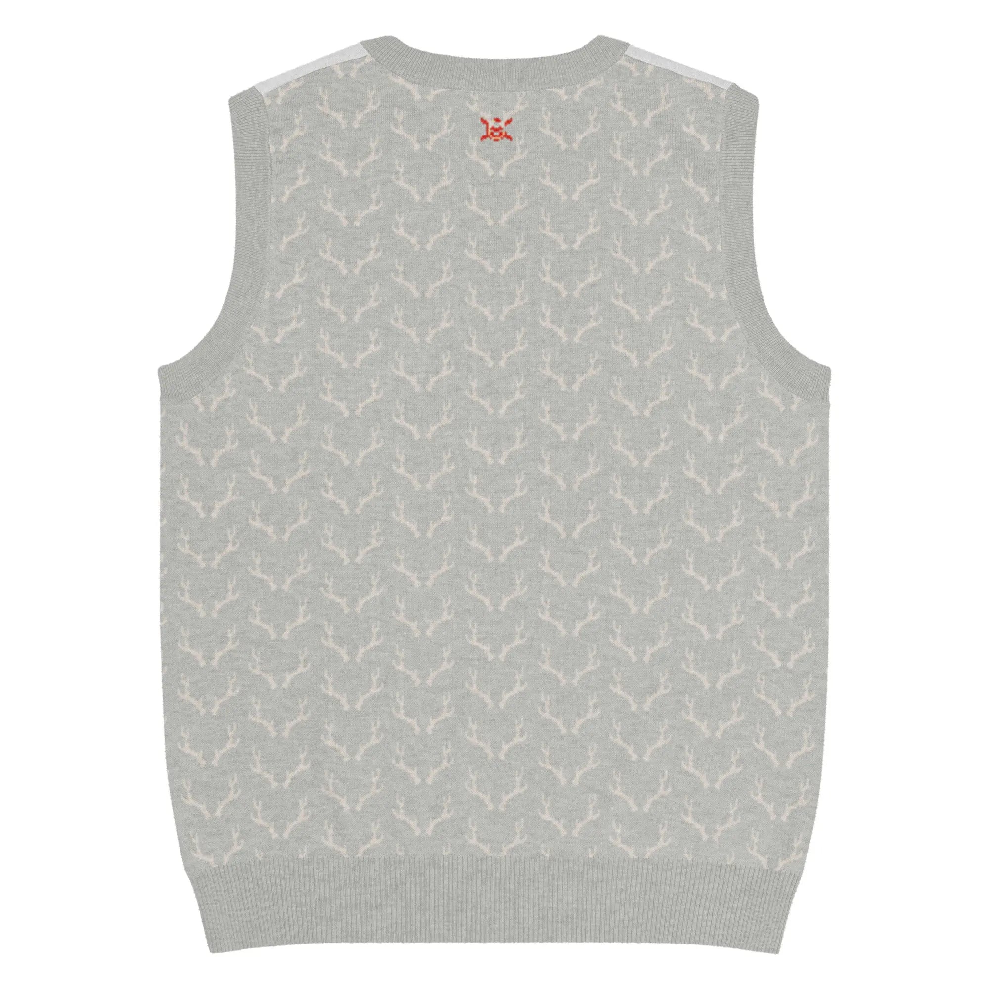 Comprar Chaleco de Cazador venao de punto con cuello pico Bandera España La Flamenca de Borgoña Patricia Muñoz VOX