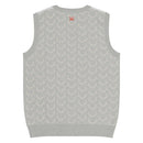 Comprar Chaleco de Cazador venao de punto con cuello pico La Flamenca de Borgoña Bandera España