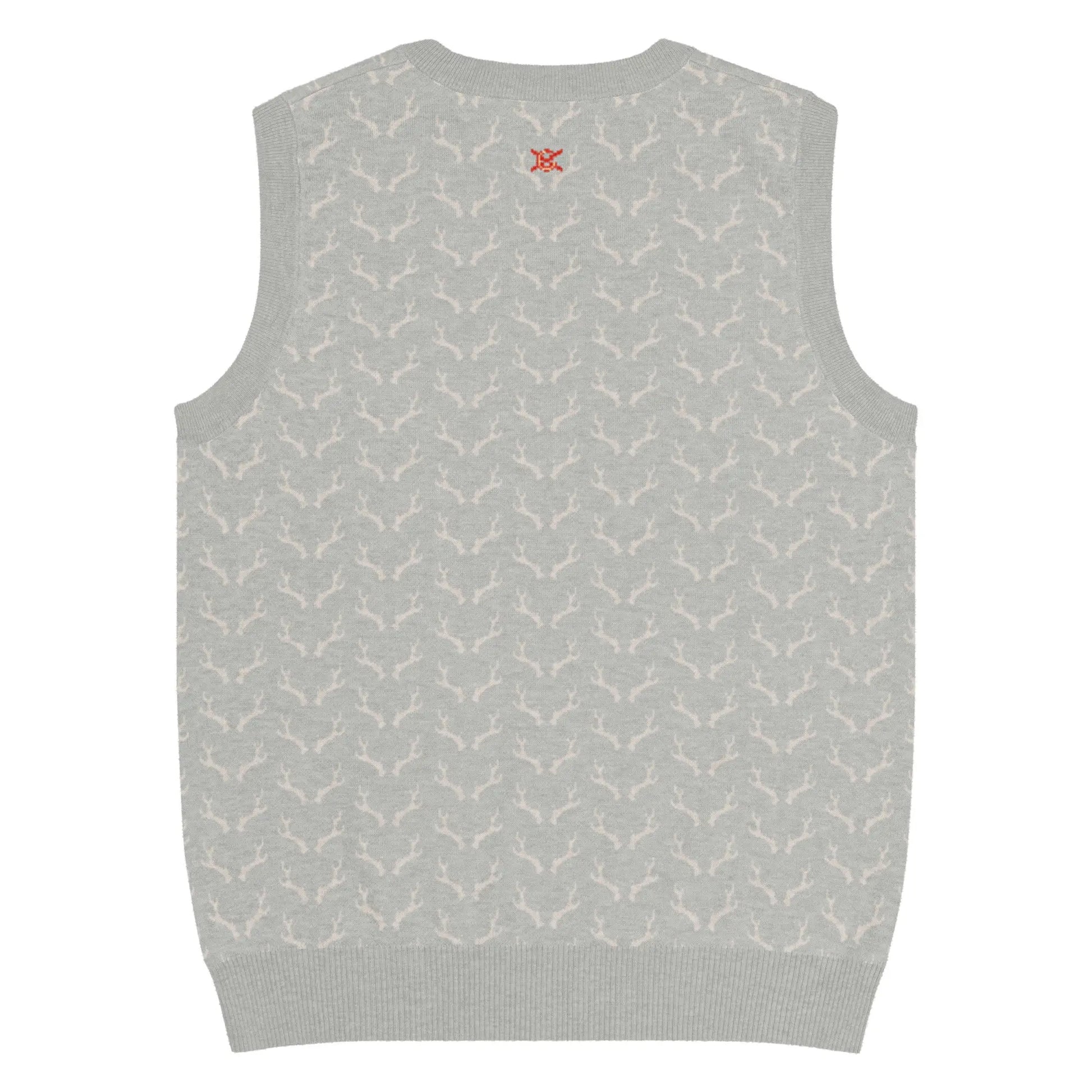 Comprar Chaleco de Cazador venao de punto con cuello pico Bandera España La Flamenca de Borgoña Patricia Muñoz VOX