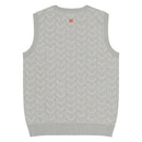 Comprar Chaleco de Cazador venao de punto con cuello pico La Flamenca de Borgoña Bandera España