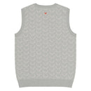 Comprar Chaleco de Cazador venao de punto con cuello pico La Flamenca de Borgoña Bandera España