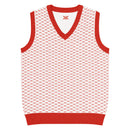 Comprar Chaleco de punto con cuello pico Cruz de Borgoña La Flamenca de Borgoña, Bandera de España, Cruz de Borgoña, Patricia Muñoz, VOX