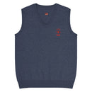 Comprar Chaleco de punto con cuello pico Falange La Flamenca de Borgoña Bandera España