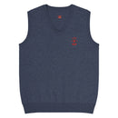 Comprar Chaleco de punto con cuello pico Falange La Flamenca de Borgoña Bandera España