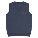 Comprar Chaleco de punto con cuello pico Falange La Flamenca de Borgoña Bandera España