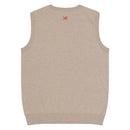 Comprar Chaleco de punto con cuello pico La Flamenca de Borgoña beig La Flamenca de Borgoña Bandera España