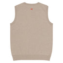 Comprar Chaleco de punto con cuello pico La Flamenca de Borgoña beig La Flamenca de Borgoña Bandera España