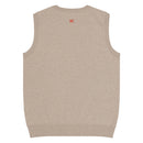 Comprar Chaleco de punto con cuello pico La Flamenca de Borgoña beig La Flamenca de Borgoña Bandera España