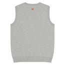 Comprar Chaleco de punto con cuello pico La Flamenca de Borgoña gris La Flamenca de Borgoña Bandera España