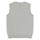 Comprar Chaleco de punto con cuello pico La Flamenca de Borgoña gris La Flamenca de Borgoña Bandera España