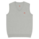 Comprar Chaleco de punto con cuello pico La Flamenca de Borgoña gris La Flamenca de Borgoña Bandera España