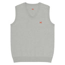 Comprar Chaleco de punto con cuello pico La Flamenca de Borgoña gris La Flamenca de Borgoña Bandera España