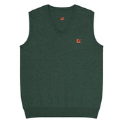 Comprar Chaleco de punto con cuello pico La Flamenca de Borgoña. verde Bandera España La Flamenca de Borgoña Patricia Muñoz VOX