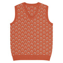 Comprar Chaleco de punto con cuello pico La Flamenca de Borgoña Bandera España