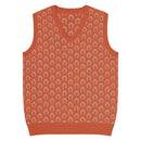 Comprar Chaleco de punto con cuello pico La Flamenca de Borgoña Bandera España