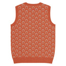 Comprar Chaleco de punto con cuello pico Naranja La Flamenca de Borgoña Bandera España