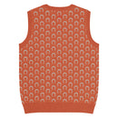 Comprar Chaleco de punto con cuello pico Naranja La Flamenca de Borgoña Bandera España