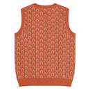 Comprar Chaleco de punto con cuello pico Naranja La Flamenca de Borgoña Bandera España