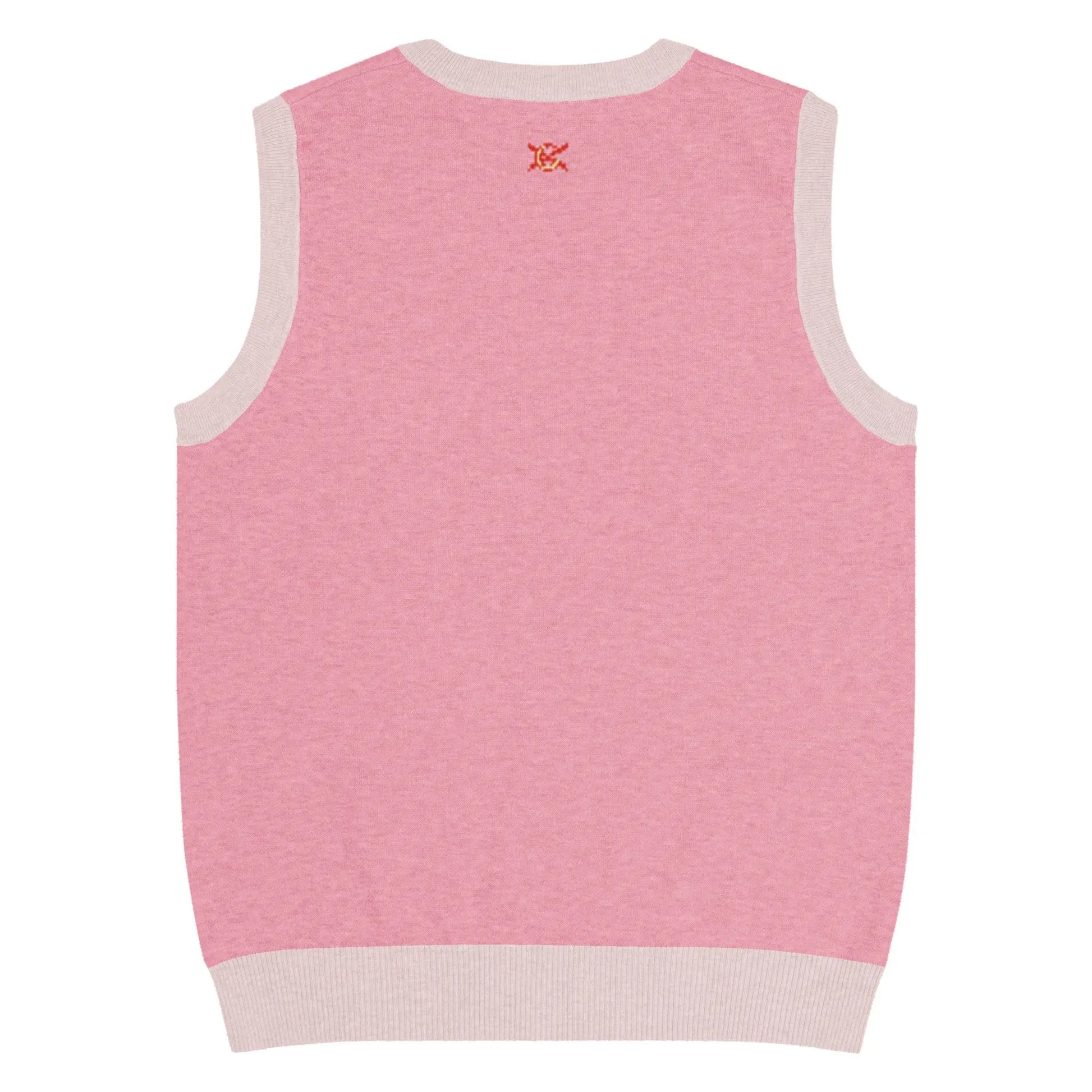 Comprar Chaleco de punto con cuello pico Rosa La Flamenca de Borgoña Bandera España La Flamenca de Borgoña Patricia Muñoz VOX