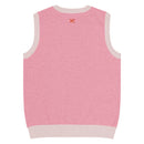 Comprar Chaleco de punto con cuello pico Rosa La Flamenca de Borgoña La Flamenca de Borgoña Bandera España