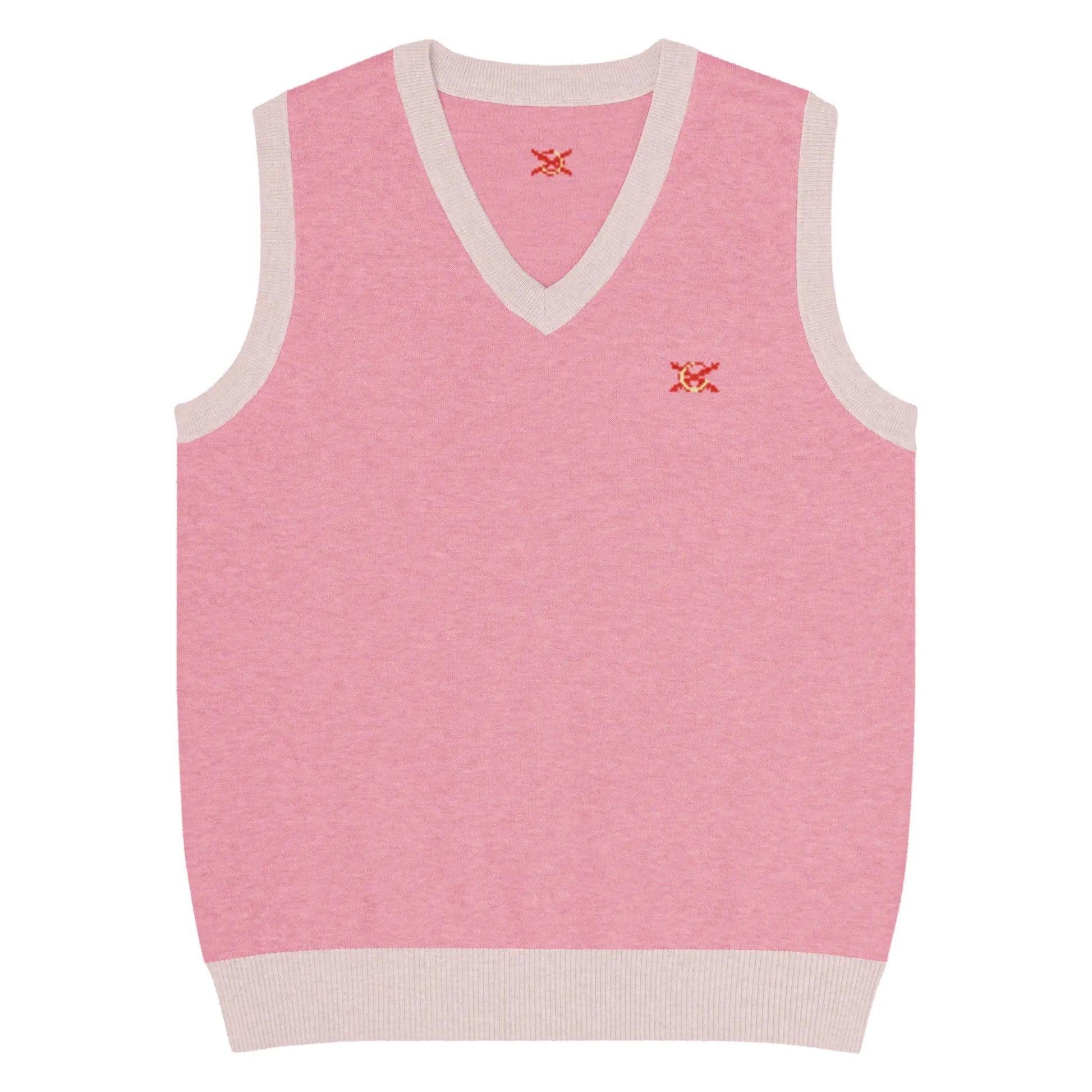 Comprar Chaleco de punto con cuello pico Rosa La Flamenca de Borgoña Bandera España La Flamenca de Borgoña Patricia Muñoz VOX