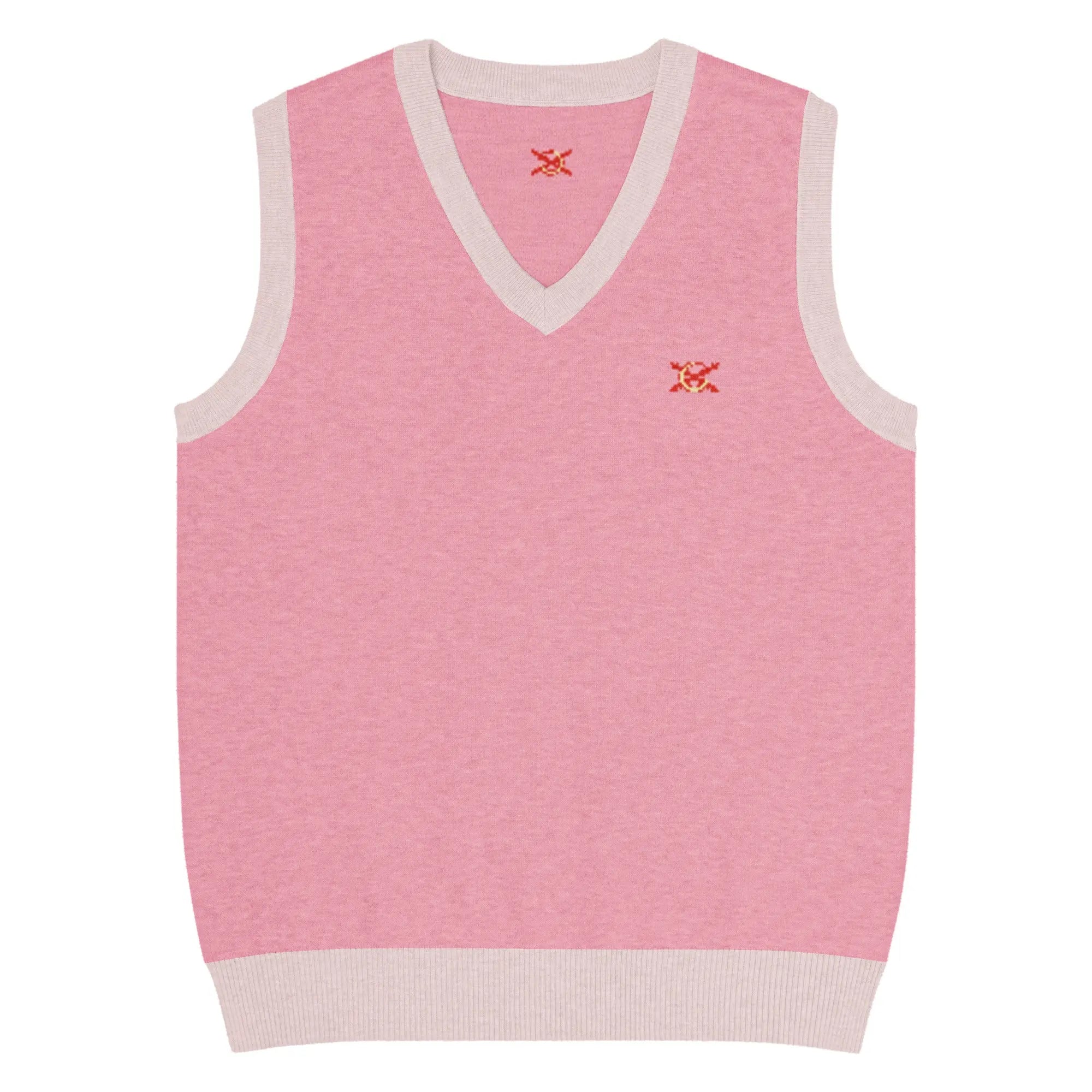 Comprar Chaleco de punto con cuello pico Rosa La Flamenca de Borgoña Bandera España La Flamenca de Borgoña Patricia Muñoz VOX