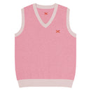 Comprar Chaleco de punto con cuello pico Rosa La Flamenca de Borgoña La Flamenca de Borgoña Bandera España