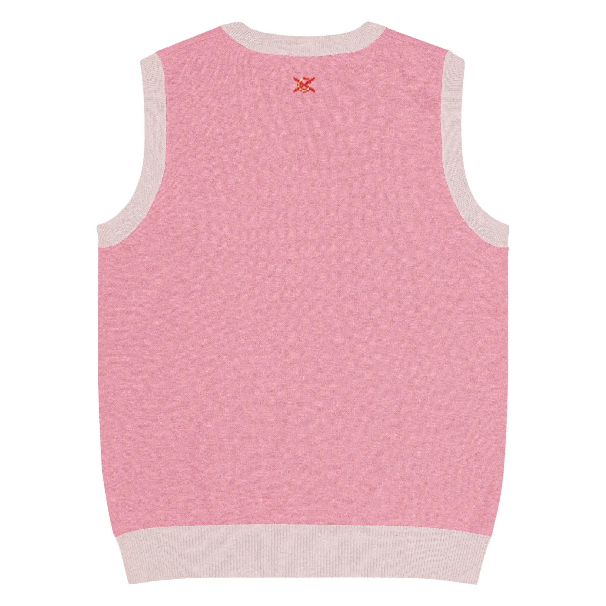 Comprar Chaleco de punto con cuello pico Rosa La Flamenca de Borgoña Bandera España La Flamenca de Borgoña Patricia Muñoz VOX