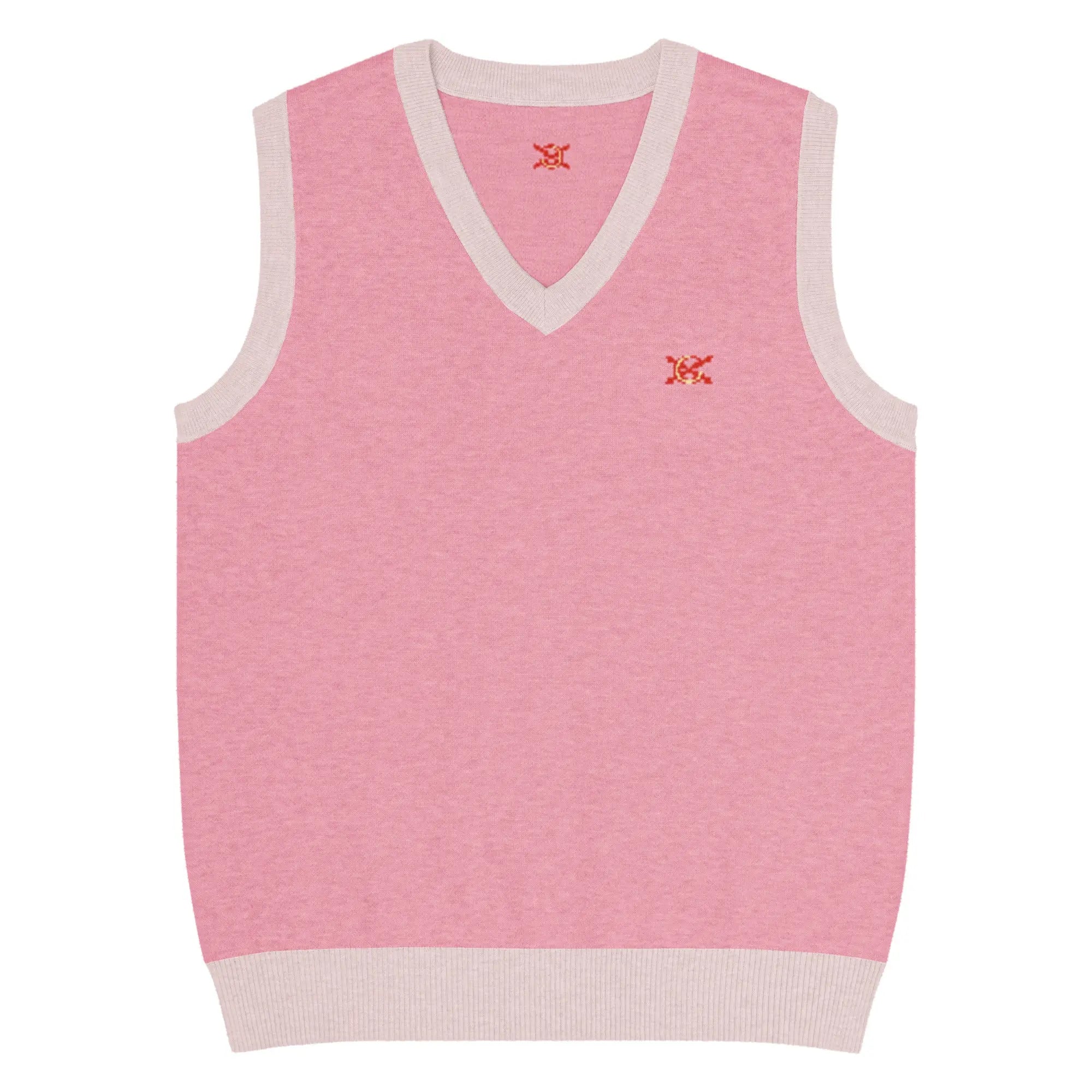 Comprar Chaleco de punto con cuello pico Rosa La Flamenca de Borgoña Bandera España La Flamenca de Borgoña Patricia Muñoz VOX