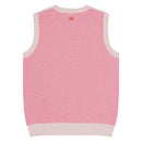 Comprar Chaleco de punto con cuello pico Rosa La Flamenca de Borgoña La Flamenca de Borgoña Bandera España