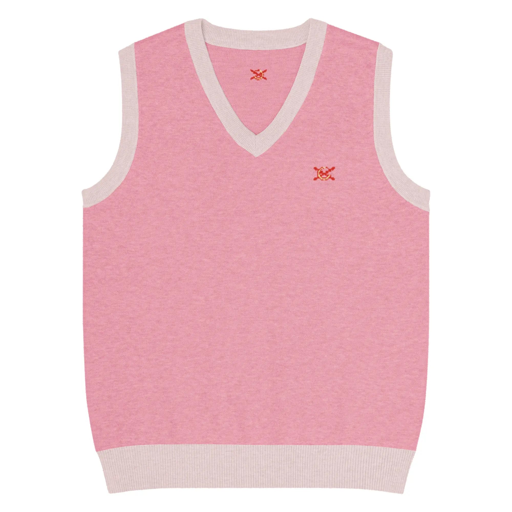 Comprar Chaleco de punto con cuello pico Rosa La Flamenca de Borgoña Bandera España La Flamenca de Borgoña Patricia Muñoz VOX