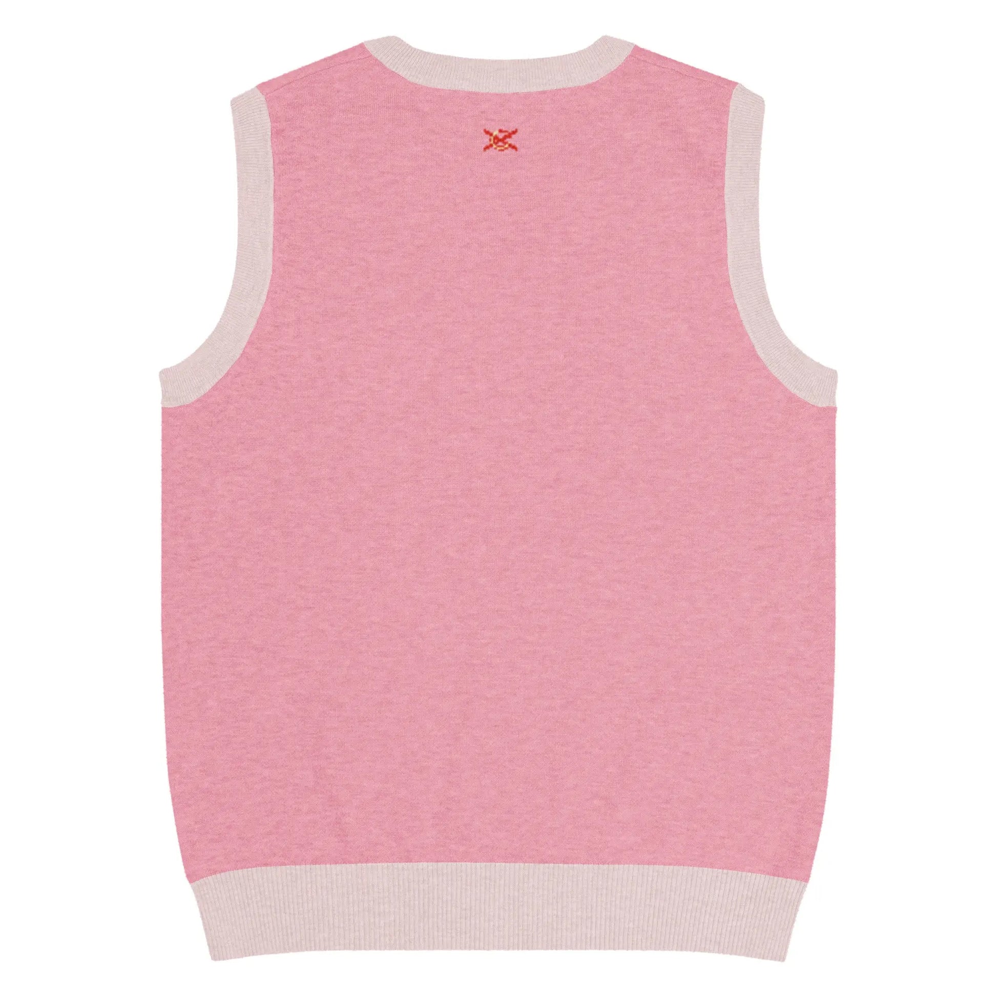 Comprar Chaleco de punto con cuello pico Rosa La Flamenca de Borgoña Bandera España La Flamenca de Borgoña Patricia Muñoz VOX