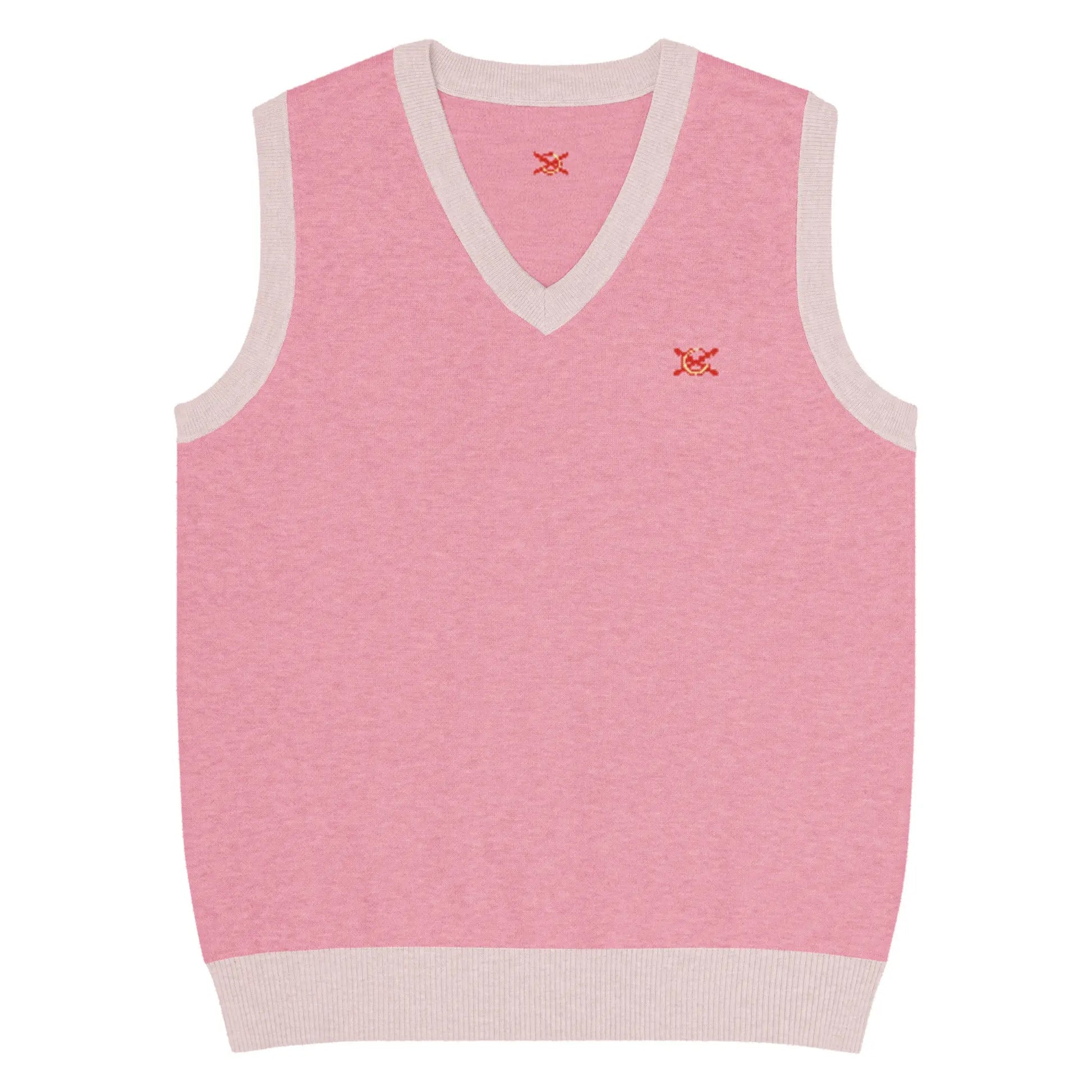 Comprar Chaleco de punto con cuello pico Rosa La Flamenca de Borgoña Bandera España La Flamenca de Borgoña Patricia Muñoz VOX