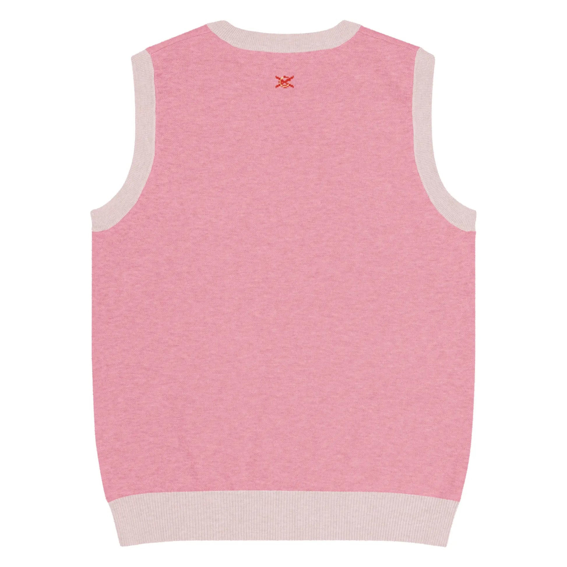 Comprar Chaleco de punto con cuello pico Rosa La Flamenca de Borgoña Bandera España La Flamenca de Borgoña Patricia Muñoz VOX