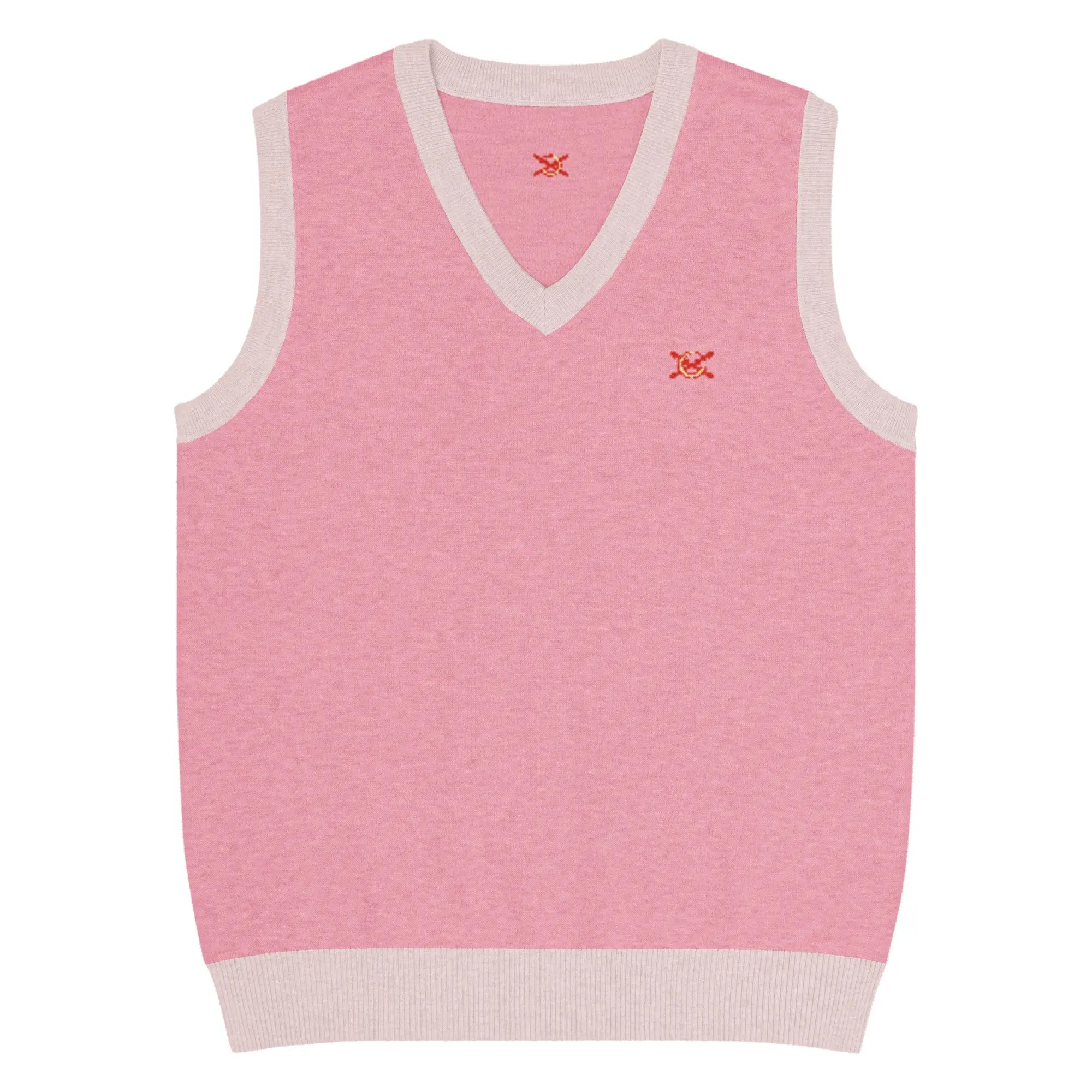 Comprar Chaleco de punto con cuello pico Rosa La Flamenca de Borgoña Bandera España La Flamenca de Borgoña Patricia Muñoz VOX