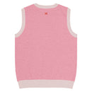 Comprar Chaleco de punto con cuello pico Rosa La Flamenca de Borgoña La Flamenca de Borgoña Bandera España