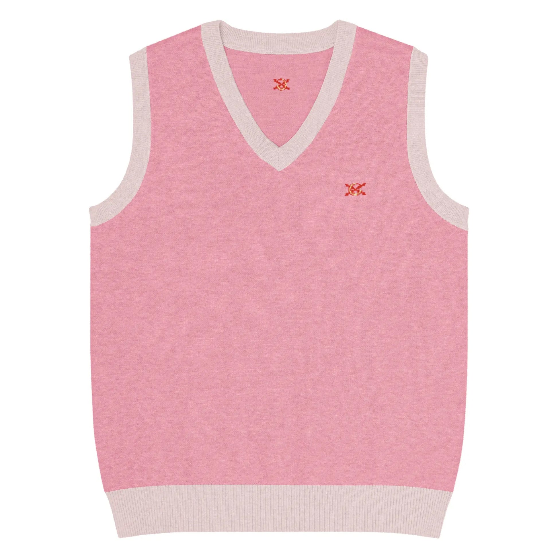 Comprar Chaleco de punto con cuello pico Rosa La Flamenca de Borgoña Bandera España La Flamenca de Borgoña Patricia Muñoz VOX