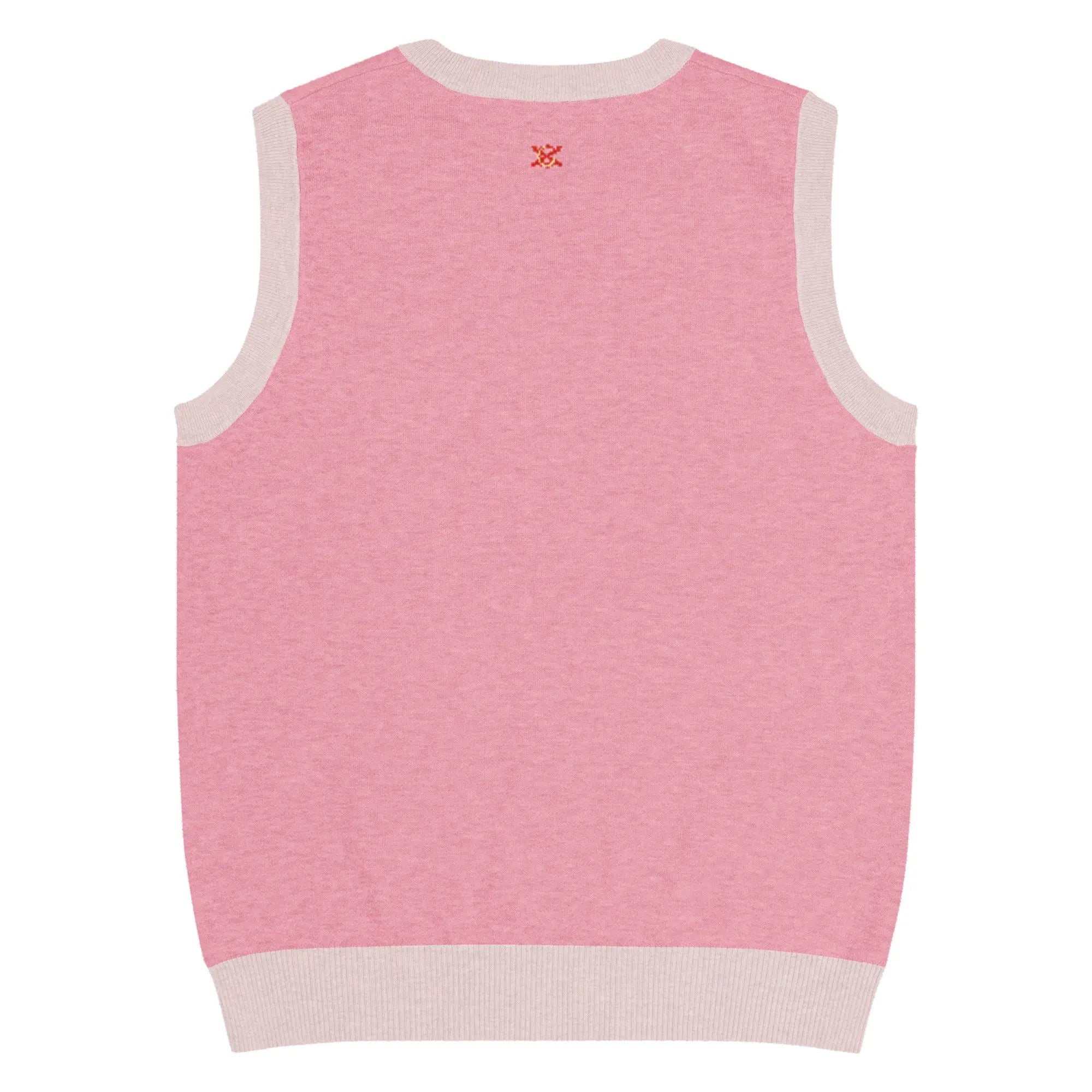 Comprar Chaleco de punto con cuello pico Rosa La Flamenca de Borgoña Bandera España La Flamenca de Borgoña Patricia Muñoz VOX