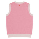 Comprar Chaleco de punto con cuello pico Rosa La Flamenca de Borgoña La Flamenca de Borgoña Bandera España